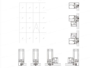 Zenith 65 Series Hidden Frame Curtain Wall