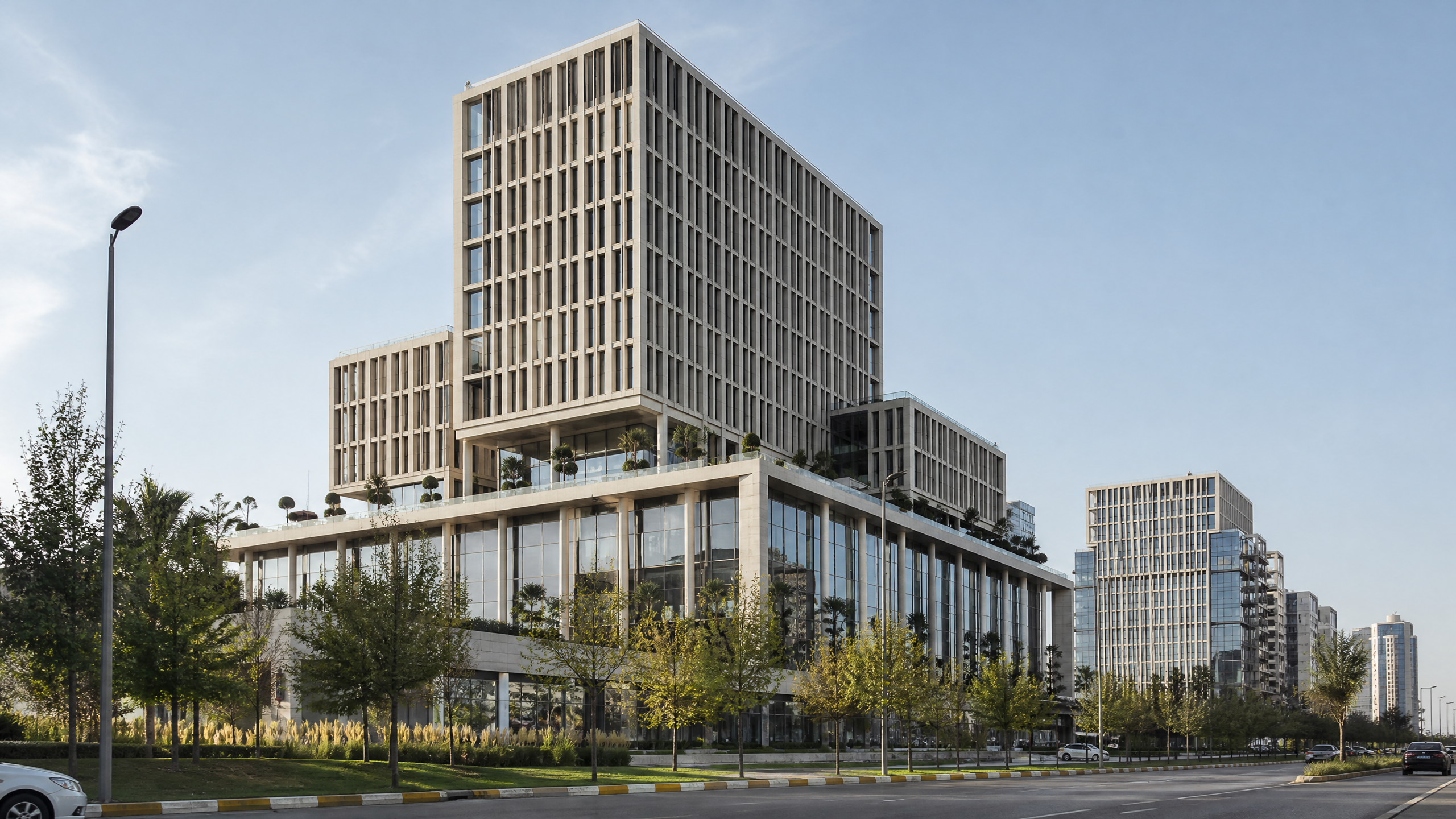 Lawyers and Notaries Tower architectural project reference in Erbil