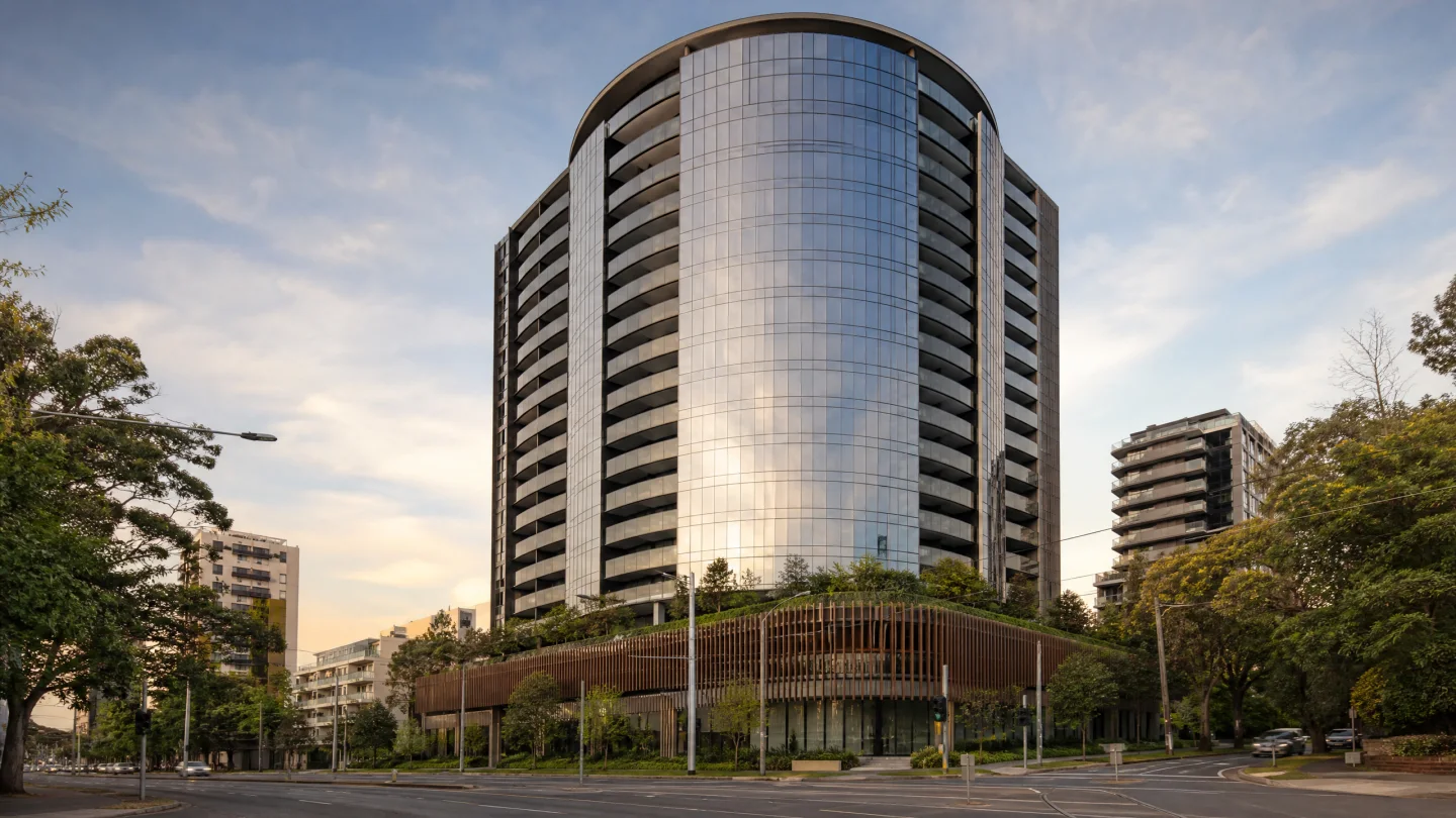 Yarra One residential architectural project reference in South Yarra